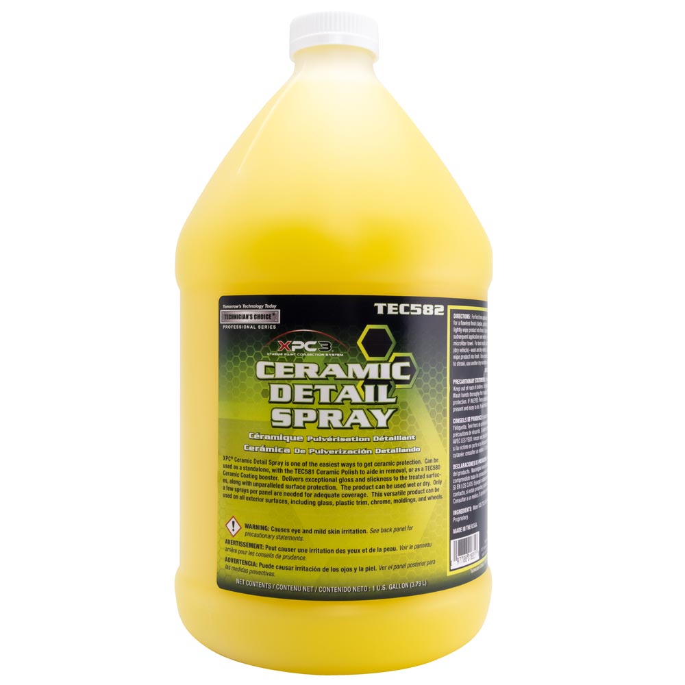 Technicians Choice TEC582 Ceramic Detail Spray (1 Gallon) – Horvath  Chemical & Supply
