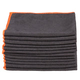 Gray Pearl Weave Microfiber Glass and Window Towel | 12 Pack