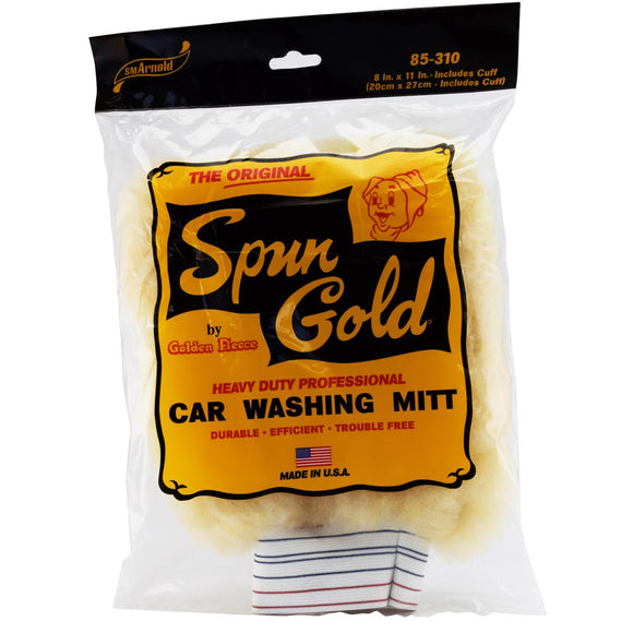 Spun Gold Wash Mitt Packaging